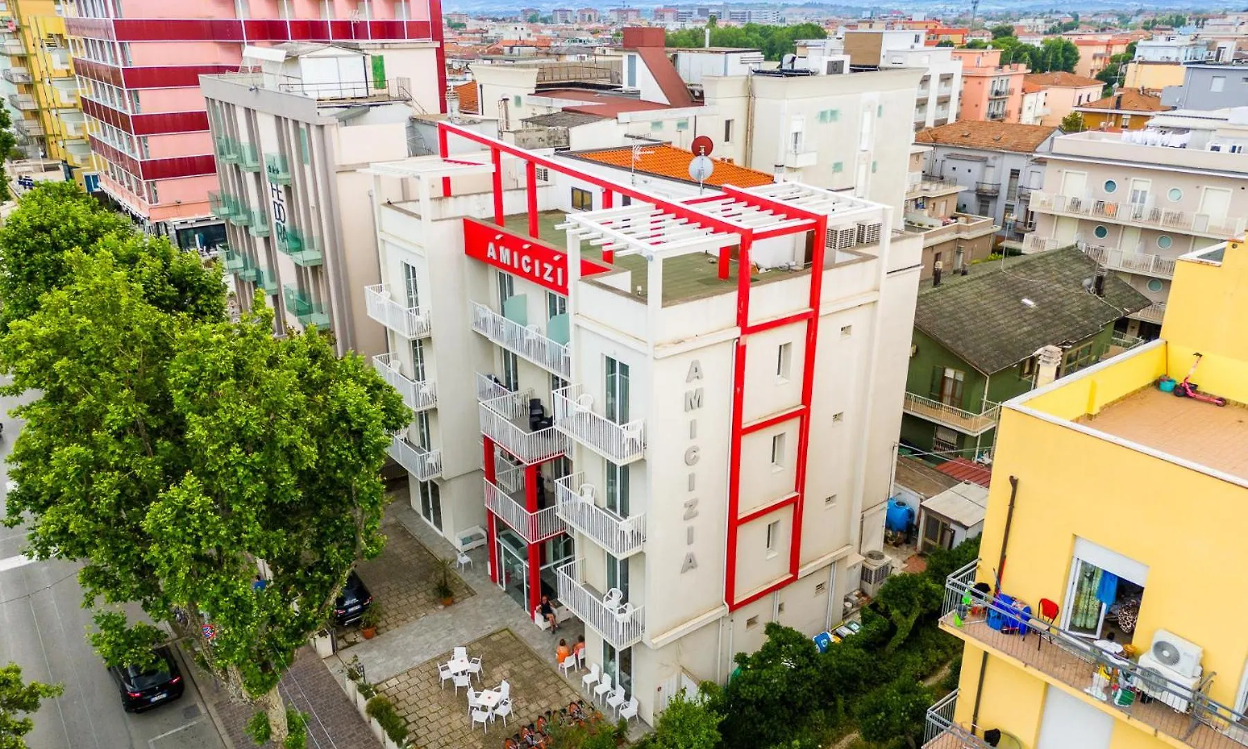 Hotel Amicizia location